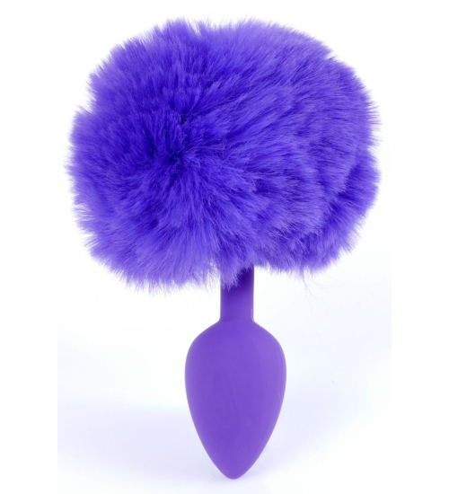 Fialový korek s bambulí