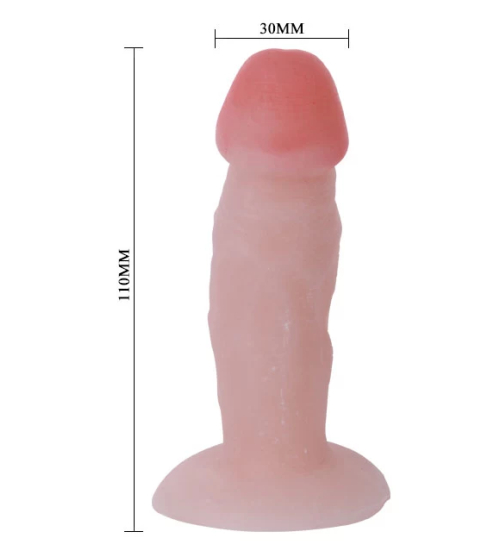 Mini anální dildo v kybernetické kůži