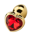 Zlatý špunt Toyfa s červeným srdcem