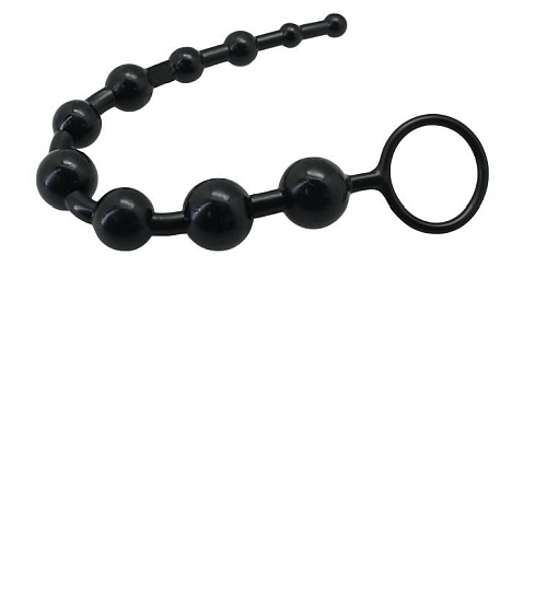 Černé anální korálky