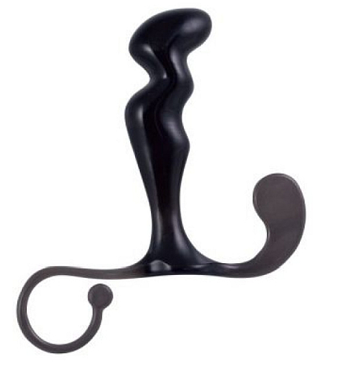 Černý masážní přístroj na prostatu