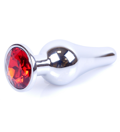 Kovový anální kolík s krystalem