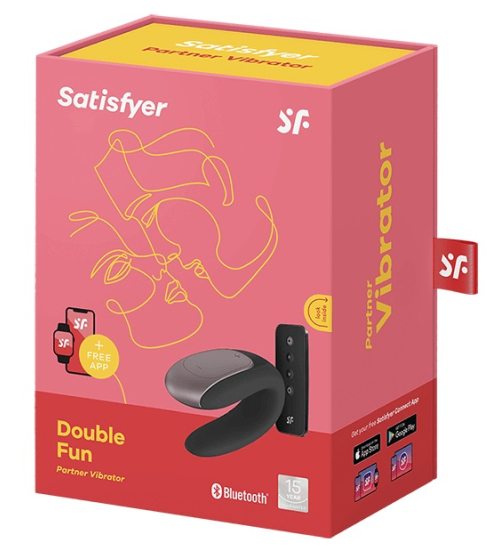 Černý stimulátor párů Satisfyer