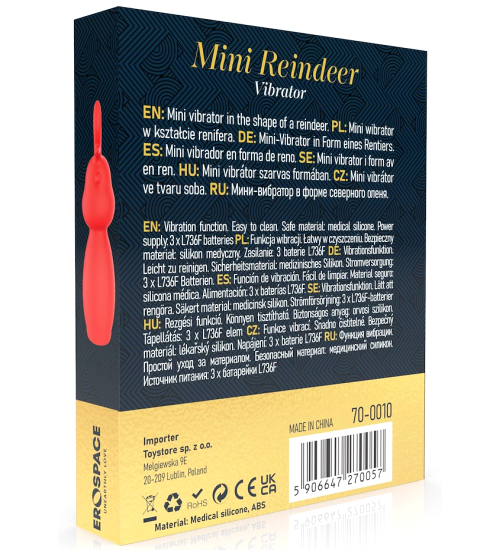 Mini vibrátor - Sweet Reindeer