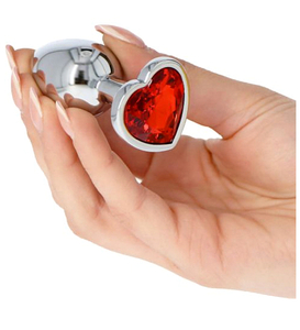 Anální kolík s červeným krystalem