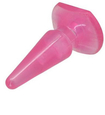 Růžový gelový anální kolík