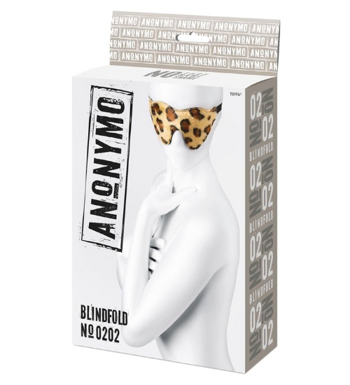 Maska na oči s leopardím vzorem