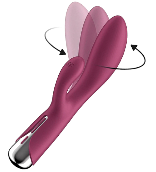 Rotační vibrátor s výstupkem na klitoris