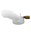 Flexibilní silikonová klec na penis s 5 kroužky