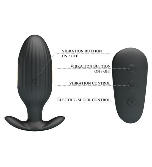 Pozlacená zástrčka s elektřinou a dálkovým ovládáním