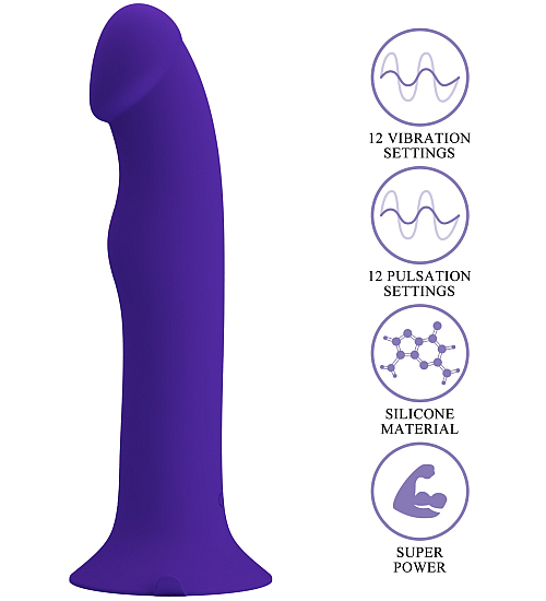 Dildo s vibracemi a pulzujícím vnitřkem