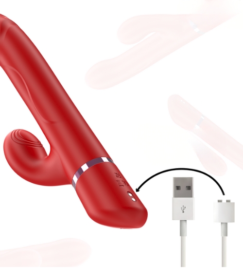 Vibrátor s dvojitou stimulací bodu G a klitorisu