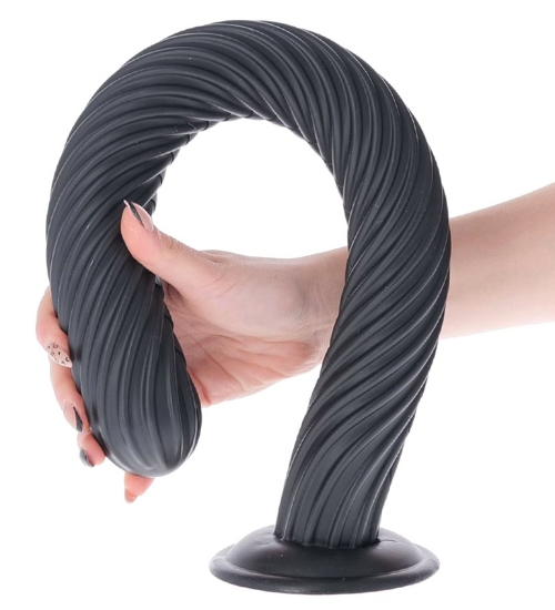 Obrovské spirálové dildo „Predator“