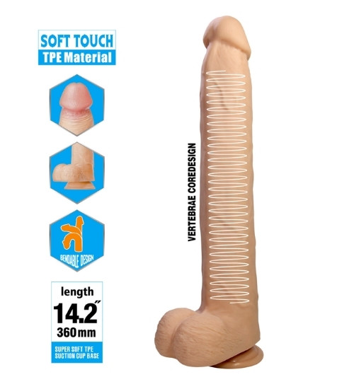 Velké realistické dildo 30 cm