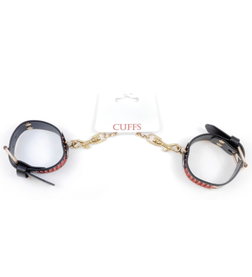 Pouta s červenými flitry