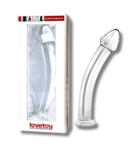 Lovetoy - průhledné dildo