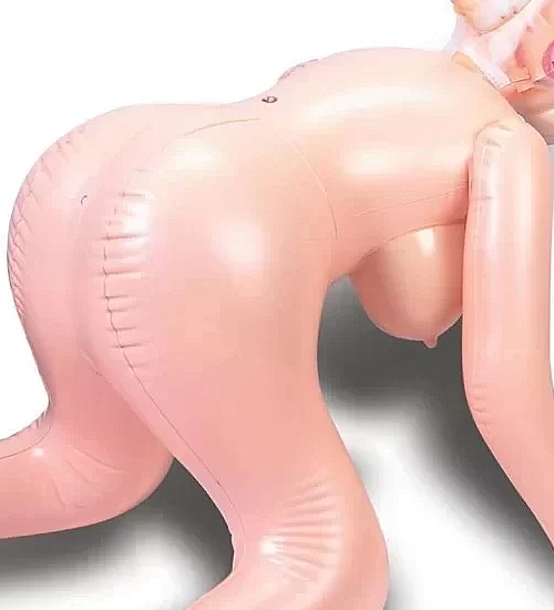 Nafukovací panna v poloze na pejska