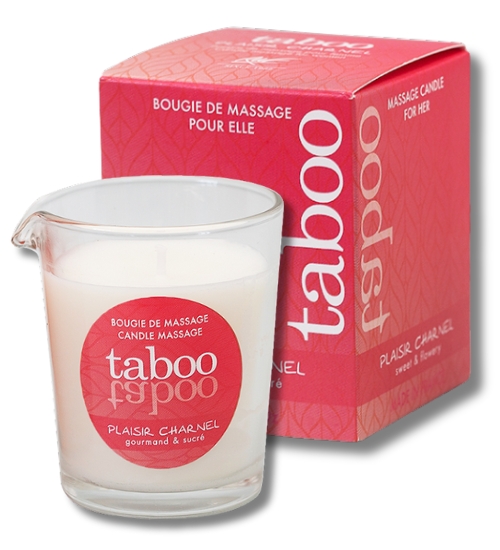 Masážní svíčka Taboo - sladké kakao