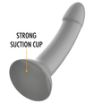 Majestátní stříbrné dildo se třpytkami Mythology