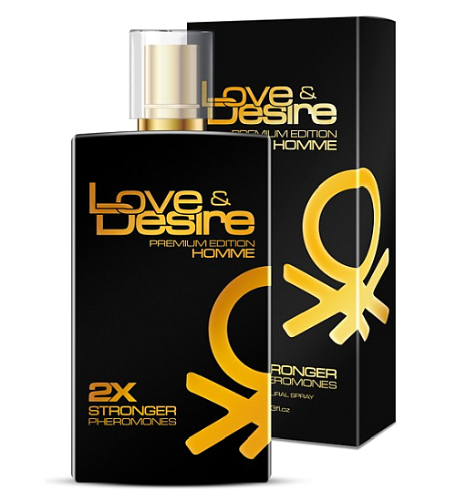 Feromony pro muže Love and Desire Premium Gold 100 ml