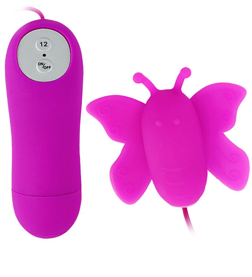 Vibrační motýl - 12 vibračních režimů