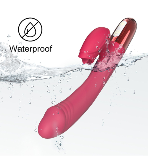 Silikonový vibrátor s funkcí ohřevu