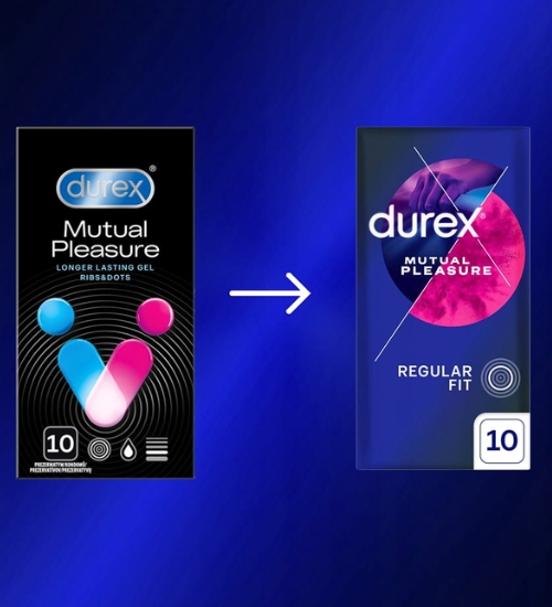 Durex Mutueal Pleasure kondomy 10 ks