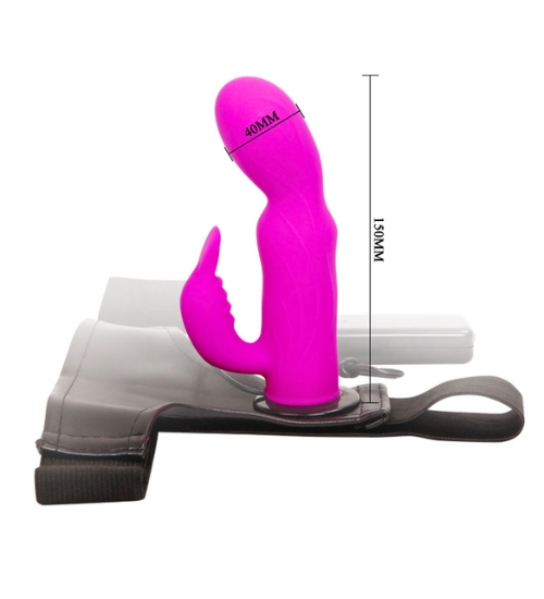 Strap-on králíček se stimulátorem