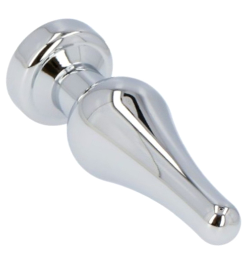 Stříbrný kuželový anální kolík