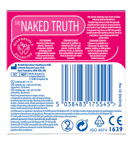 Kondomy Durex Pleasuremax Ribbed