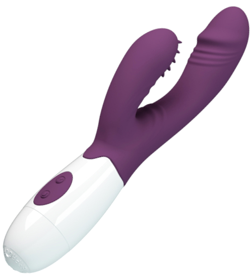 Vibrátor s pohyblivou záložkou