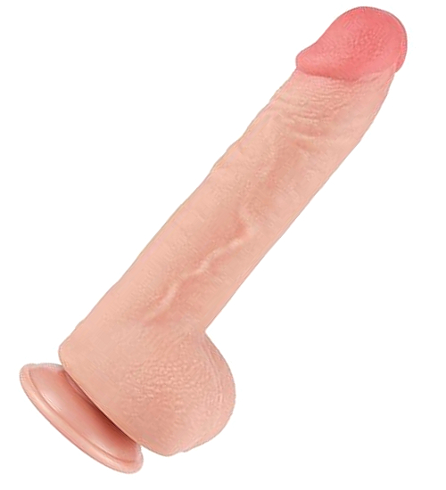 Realistické dildo s elastickou kůží