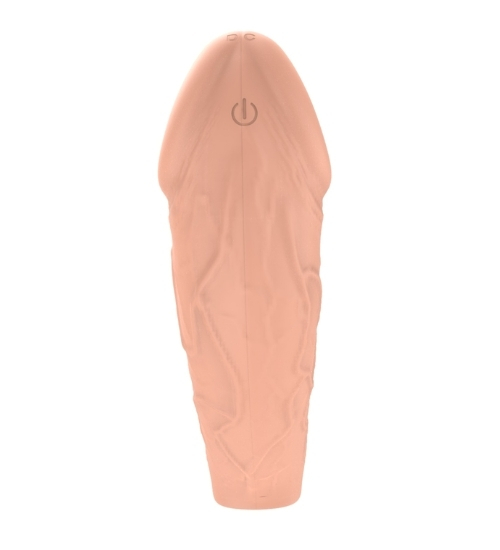 Silikonový vibrační návlek na penis s dálkovým ovládáním