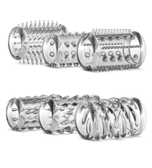 Sada průhledných polštářků se záložkami