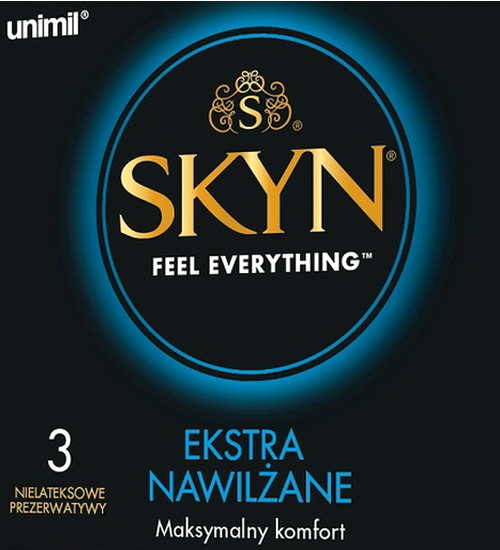 Unimil Skyn Extra zvlhčené nelatexové kondomy