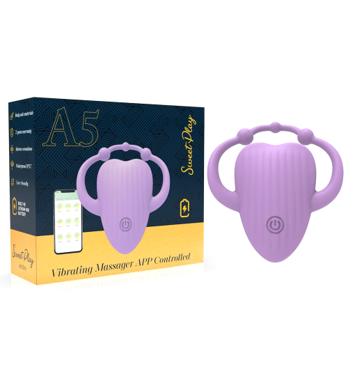 Fialový masážní přístroj Erospace ovládaný aplikací