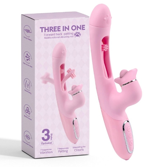 Třepotající se růžový vibrátor