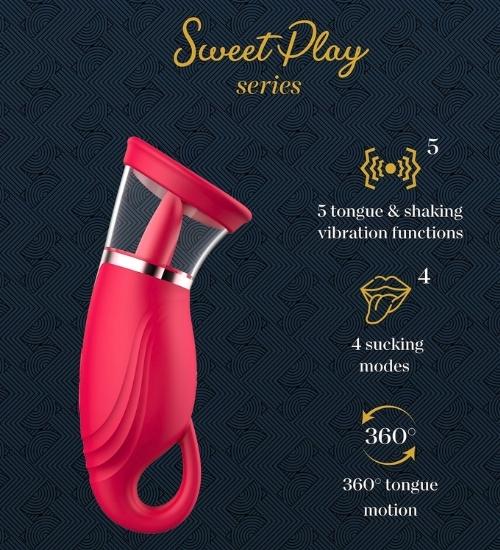 Sací stimulátor s jazýčkem 360°
