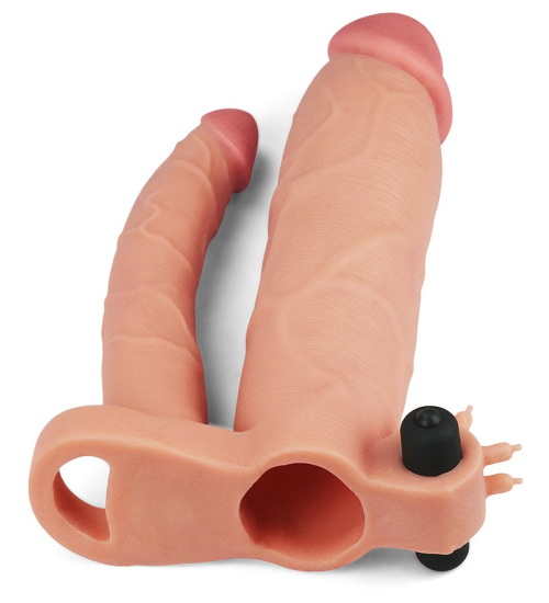 Vibrační Duet - dvojitá čepice s háčkem