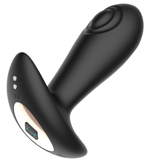 Anální zástrčka s vibracemi a nabíjením přes USB
