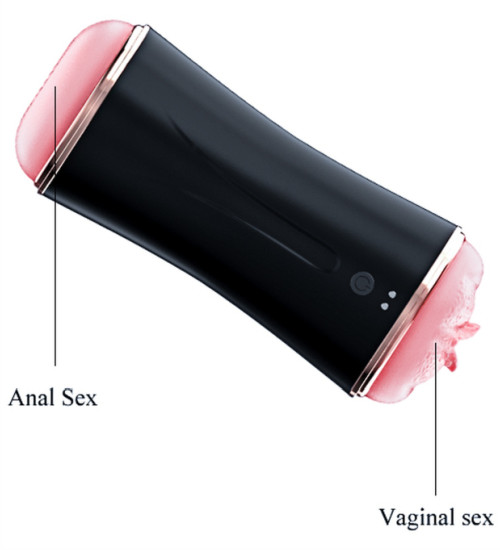 Oboustranný masturbátor - 7 vibračních funkcí