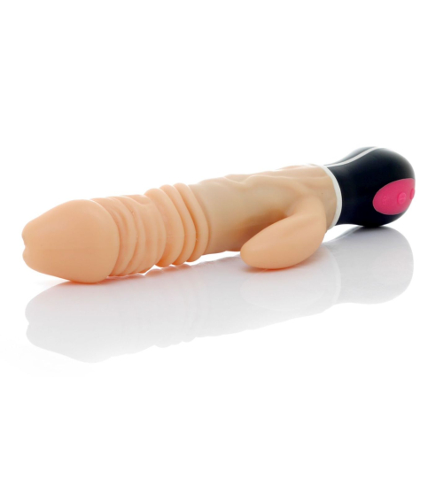 Realistický USB vibrátor s posuvným pohybem