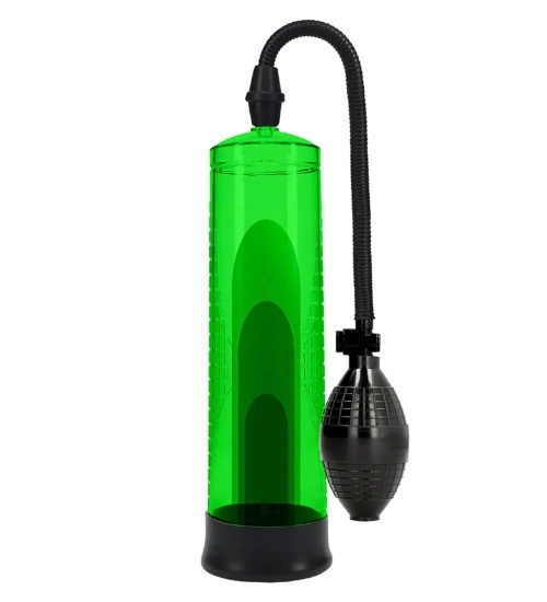 Klasická zelená pumpa na penis