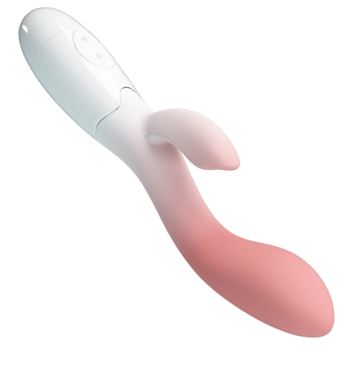 Vibrátor na bod G a klitoris s ombré efektem