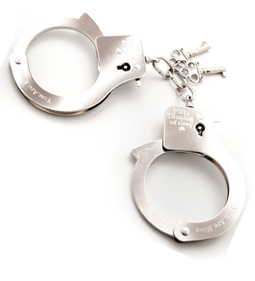 Masivní kovová pouta - 50 Faces of Grey