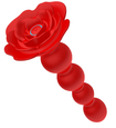 Rotující anální korálky zakončené květinou