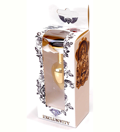 Zlato černý anální kolík