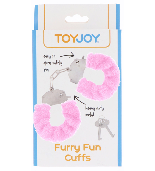 Pouta s kožešinou růžová