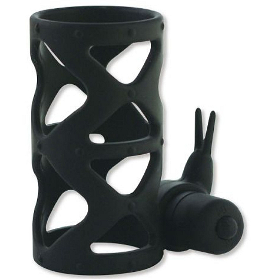 Černý uzávěr s vibracemi