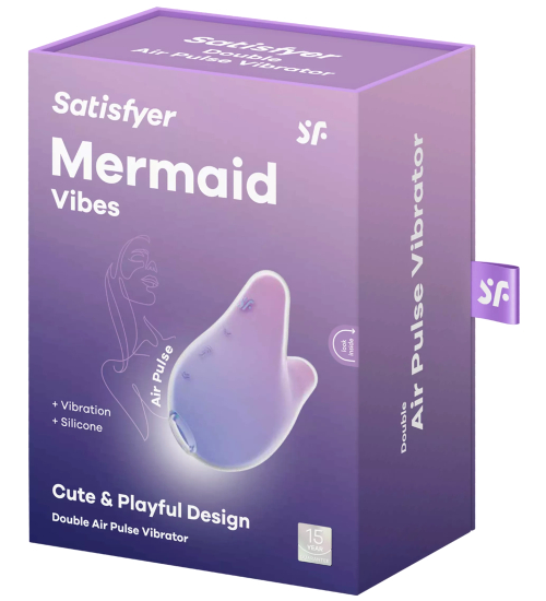Stimulátor klitorisu Mermaid - vibrace + tlakové vlny